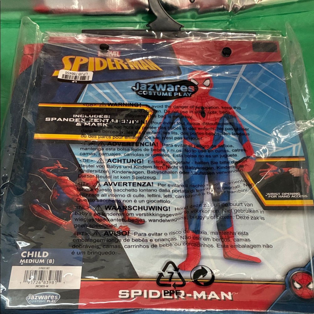 Marvel Spider-Man Child Costume in Red and Blue